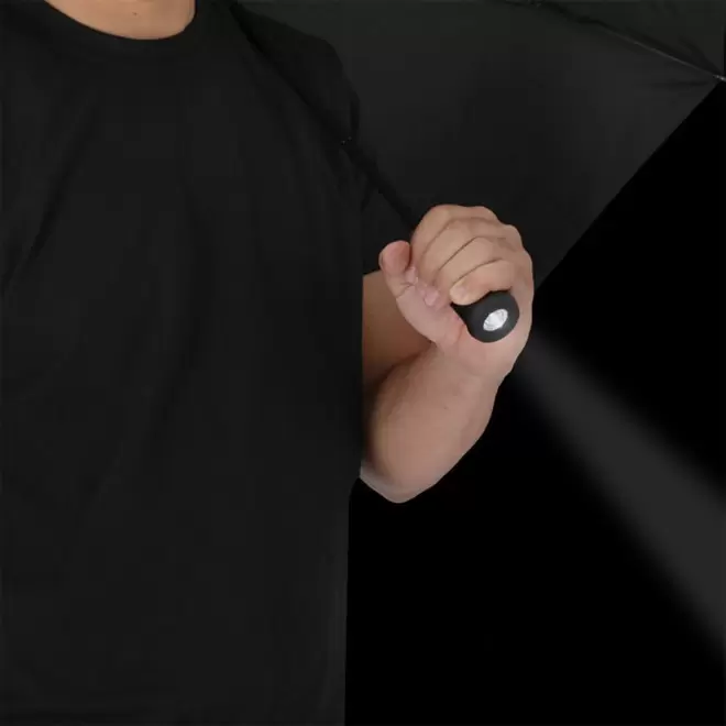 PARAPLUIE PLIABLE LED PERSONNALISABLE 'LIGHTRAIN'