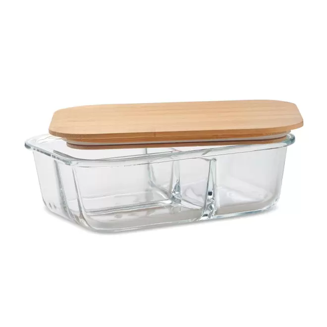 LUNCHBOX VERRE BAMBOU PERSONNALISABLE 'BUCATI GLASS SMART'