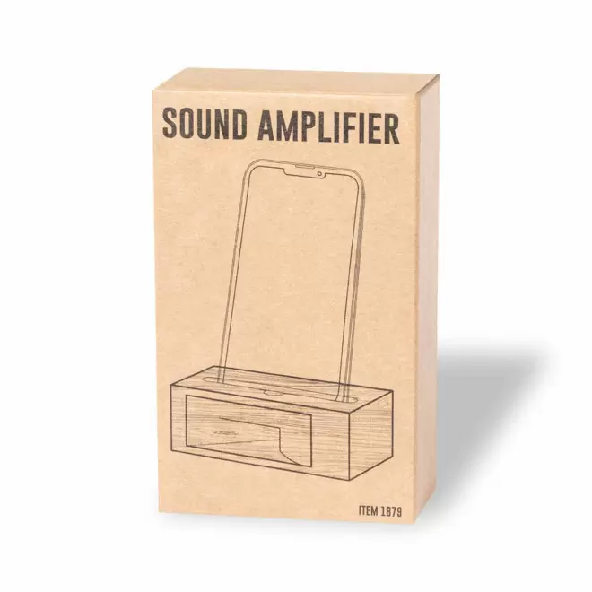 SUPPORT TELEPHONE AMPLIFICATEUR SON PERSONNALISABLE 'HAUPA'