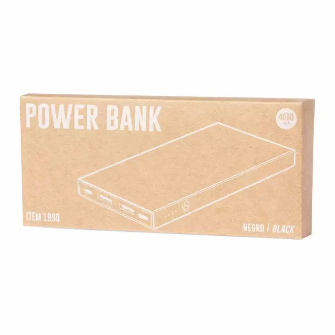 POWERBANK PERSONNALISABLE 4000MAH ALU RECYCLE 'POWERDOCK'