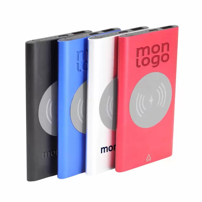 POWERBANK 4000 MAH ALU RECYCLE PERSONNALISABLE 'LERGEN'