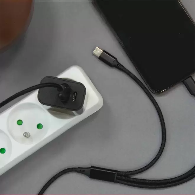 CHARGEUR SECTEUR PERSONNALISABLE 15W 'RAPTO'