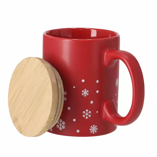 MUG NOEL COUVERCLE BAMBOU 300ML PERSONN 'HELIA'