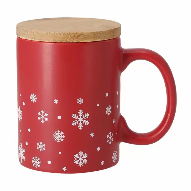 MUG NOEL COUVERCLE BAMBOU 300ML PERSONN 'HELIA'