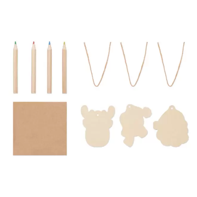 SET ORNEMENT A COLORIER PERSONNALISABLE 'ELLY'