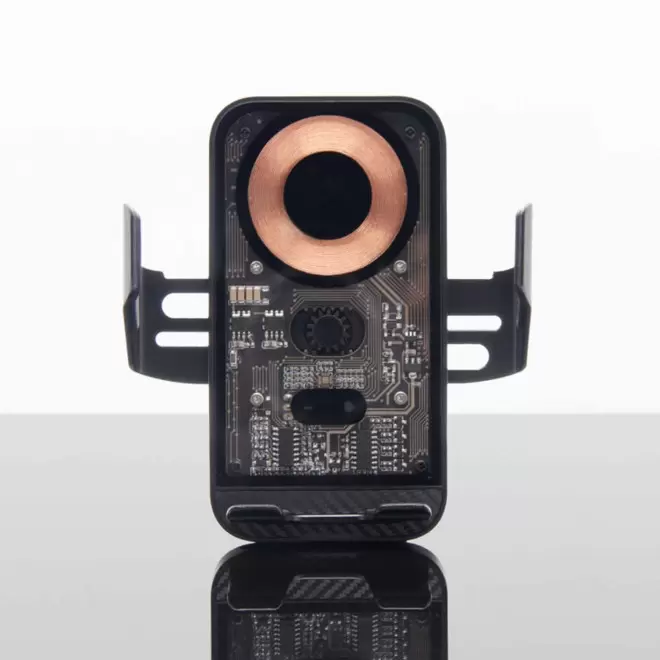 SUPPORT CHARGEUR DE VOITURE PERSONNALISABLE 15W 'CUIVROUT'