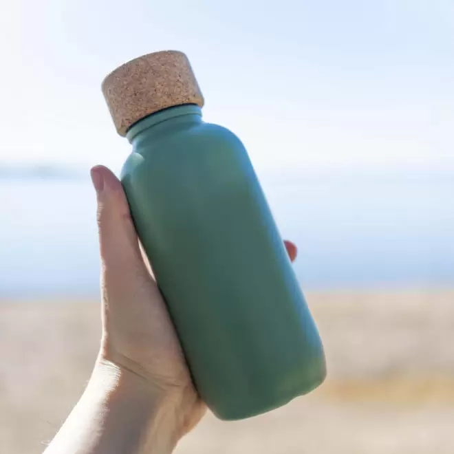 BOUTEILLE PERSONNALISABLE EN BIODECHETS 650ML 'KAKTOO'