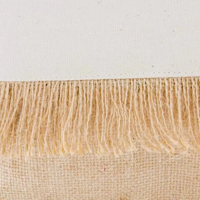 TROUSSE DE TOILETTE PERSONNALISE EN COTON ET JUTE 'LALO'