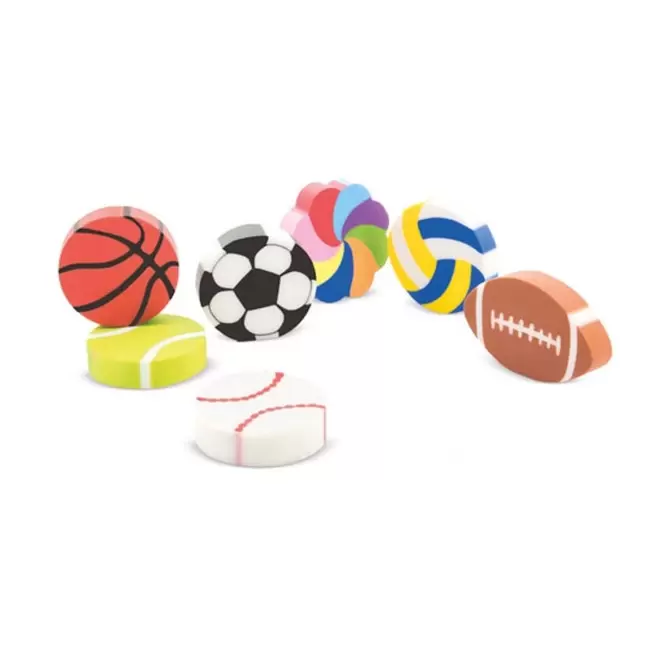 SET DE GOMMES PERSONNALISE SPORT 'PERCY'