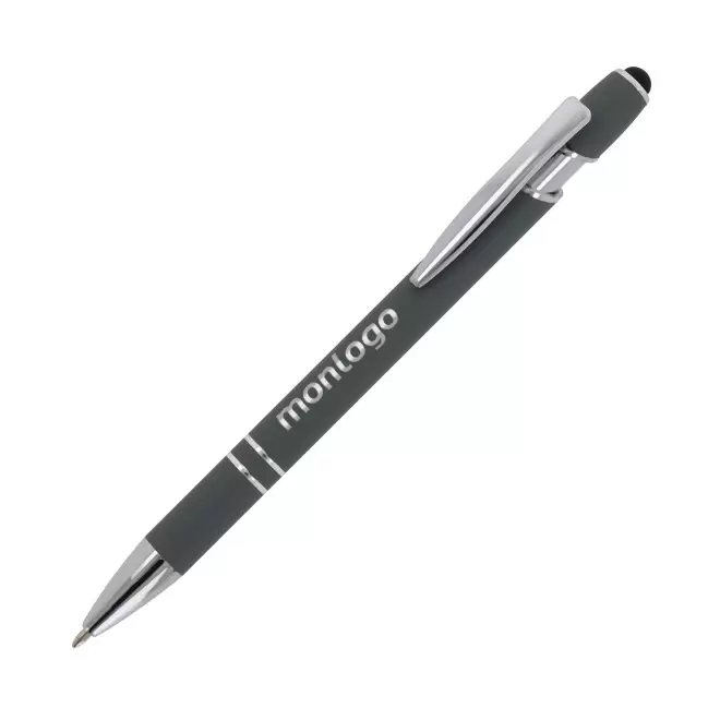 STYLO EN METAL MINE BLEUE PERSONNALISABLE 'PRINCY'