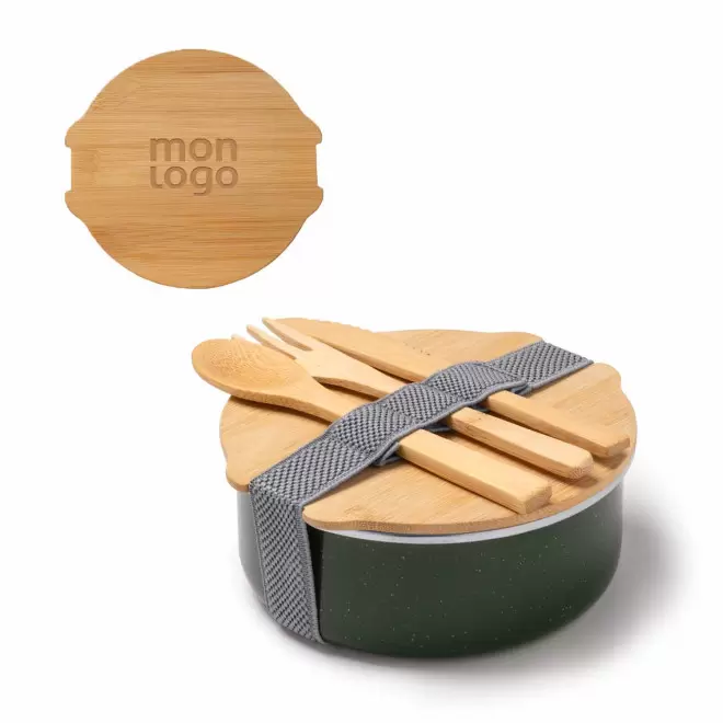 LUNCH BOX RETRO CERAMIQUE 750ML PERSONNALISEE 'GAMIEL'