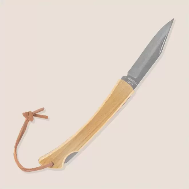 COUTEAU PLIABLE MANCHE BAMBOU PERSONNALISABLE 'HABAKA'