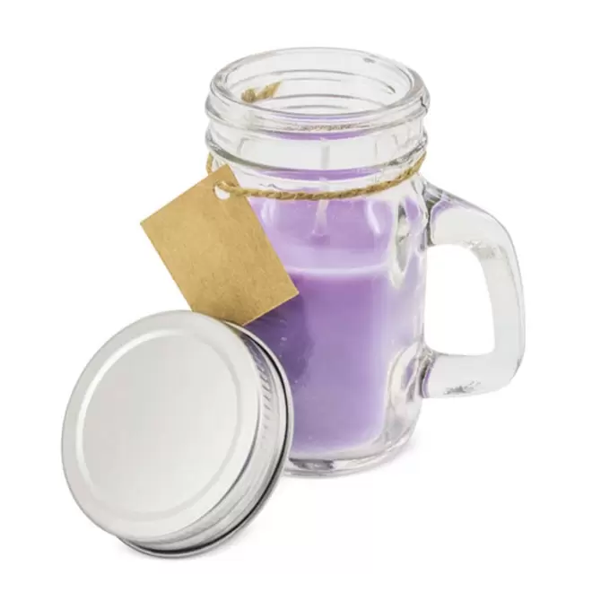 BOUGIE PARFUMEE PERSONNALISEE POT AVEC POIGNEE 'BIGOUR'