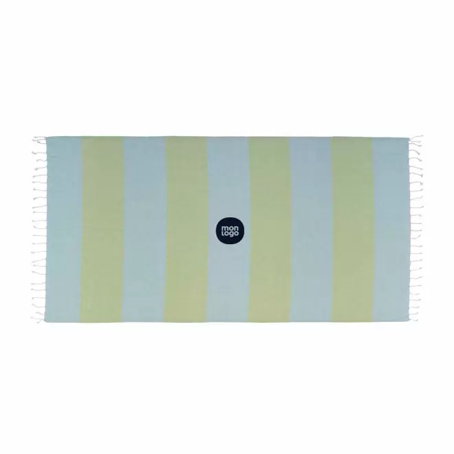 PAREO/FOUTA PERSONNALISABLE 'HORTENSE RAYURE 180 RPET'