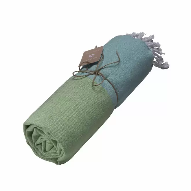 PAREO/FOUTA PERSONNALISABLE 'HORTENSE RAYURE 180 RPET'