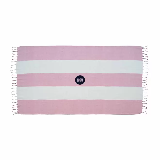 PAREO/FOUTA PERSONNALISABLE 'HORTENSE RAYURE 180 RPET'