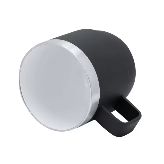 MUG ACIER ET CERAMIQUE PERSONNALISE 180ML 'BLUYVO'