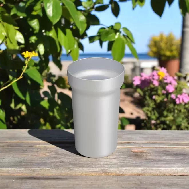 GOBELET PERSONNALISABLE EN ALU RECYCLE 40CL 'VIVERO'