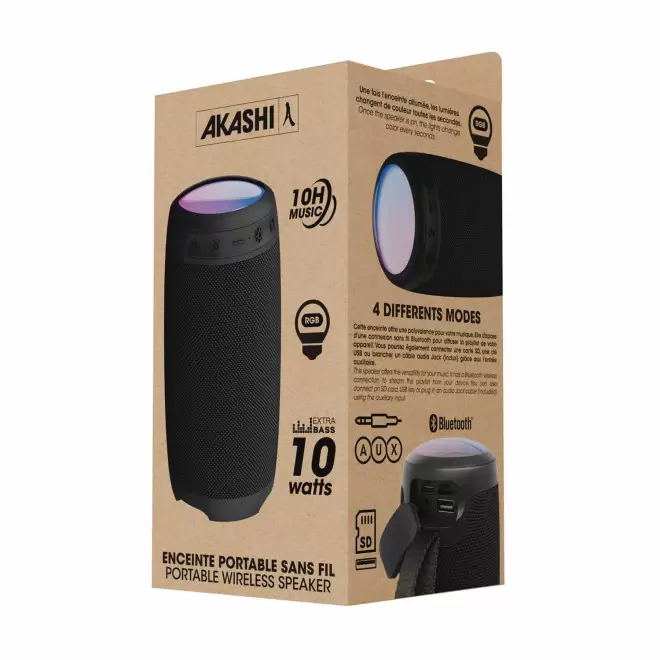 ENCEINTE LED PERSONNALISABLE 'LUDGI'