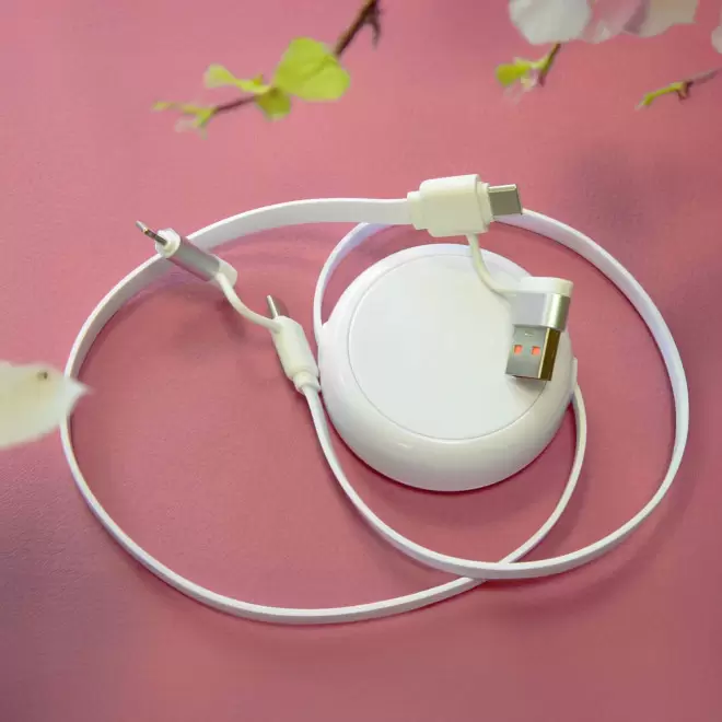 CABLE DEROULEUR PERSONNALISABLE 4 EN 1 RECYCLE 'FILO'