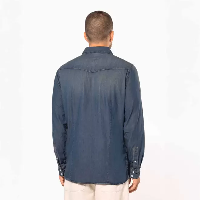 CHEMISE DENIM HOMME PERSONNALISABLE 'INDIGO RANGE'
