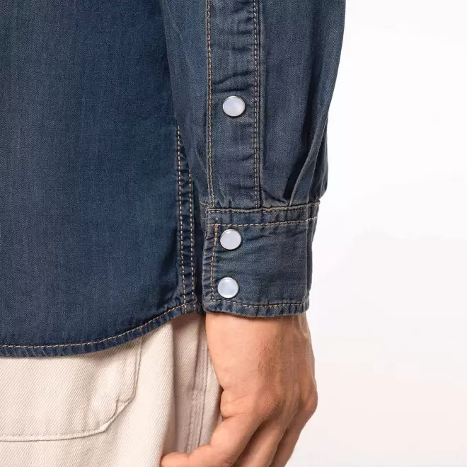CHEMISE DENIM HOMME PERSONNALISABLE 'INDIGO RANGE'