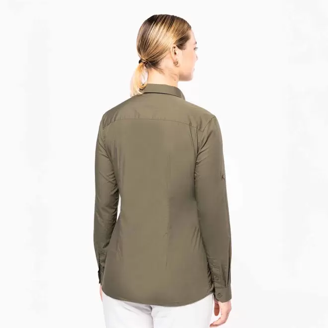 CHEMISE FEMME RETROUSSABLE PERSONNALISABLE 'EXPLORER ROLL'