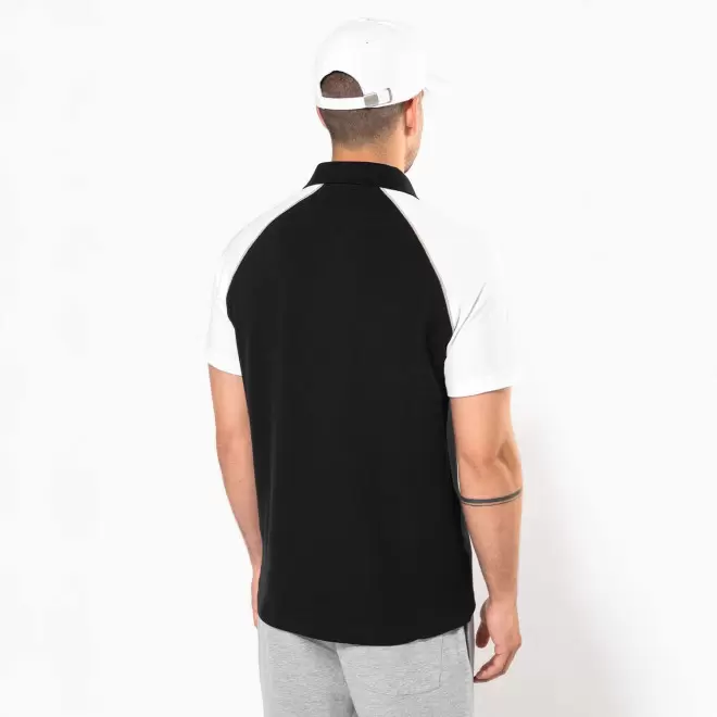 POLO MIXTE RAGLAN PERSONNALISABLE 'DUALTONE'