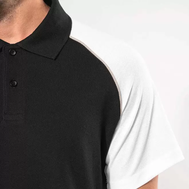 POLO MIXTE RAGLAN PERSONNALISABLE 'DUALTONE'