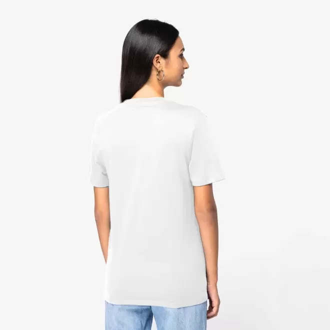 TEE SHIRT MIXTE PERSONNALISABLE 180G 'LIGNAGE BLANC'