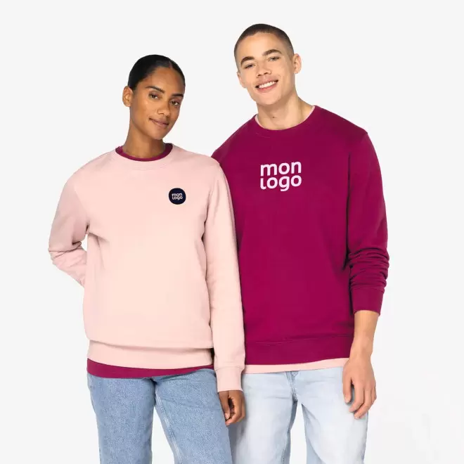 SWEAT SHIRT MIXTE PERSONNALISABLE COL ROND 'NATIF'