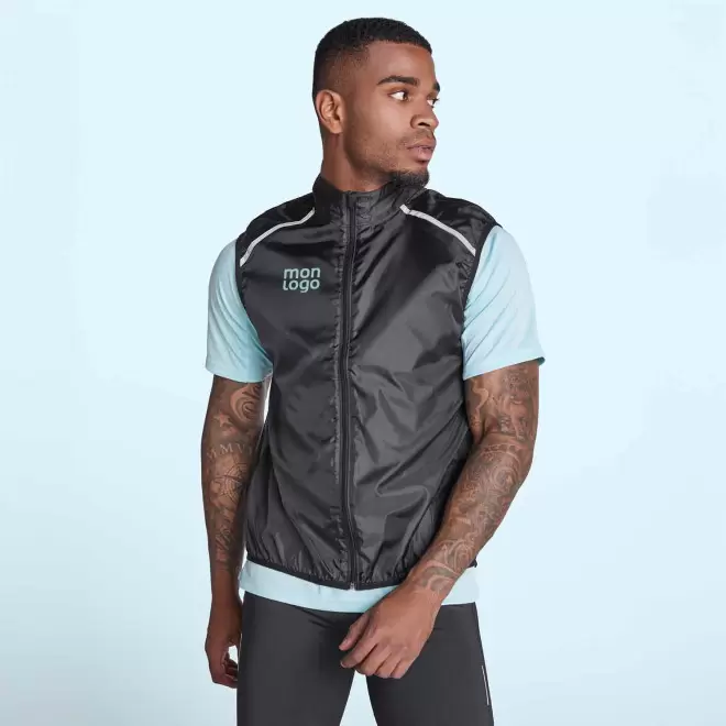 BODYWARMER SPORT MIXTE PERSONNALISE 'JANNU'