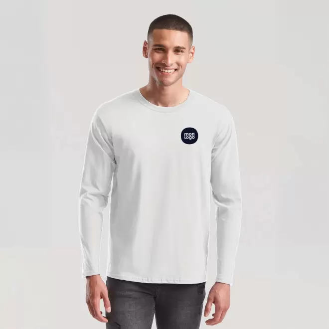 TEE SHIRT ML BLANC PERSONNALISE 'ICONIC 195 ML'