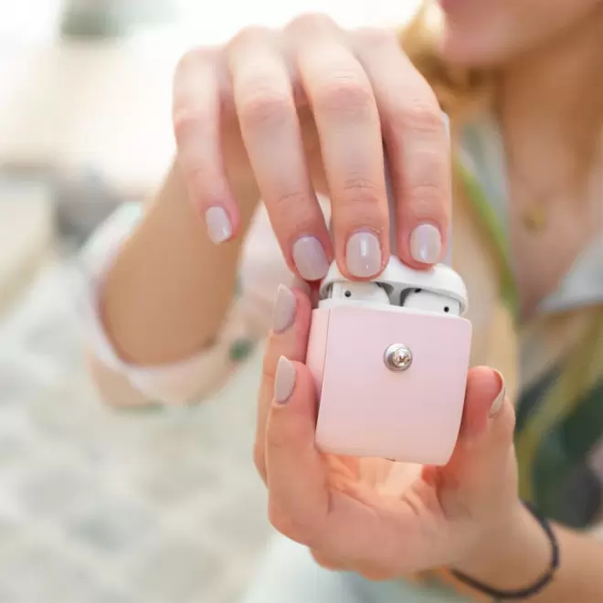 ETUI AIRPODS PERSONNALISABLE CUIR RECYCLE 'ROVER'