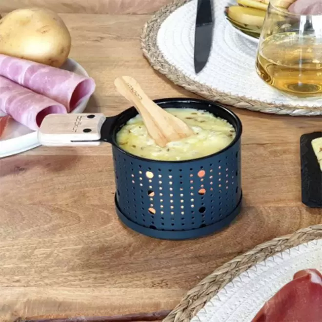 SET DE 2 RACLETTE A LA BOUGIE PERSONNALISABLE 'COOKUT'