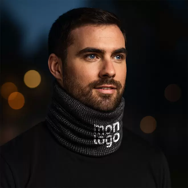 TOUR DE COU REFLECHISSANT PERSONNALISE 'VISIVEL'