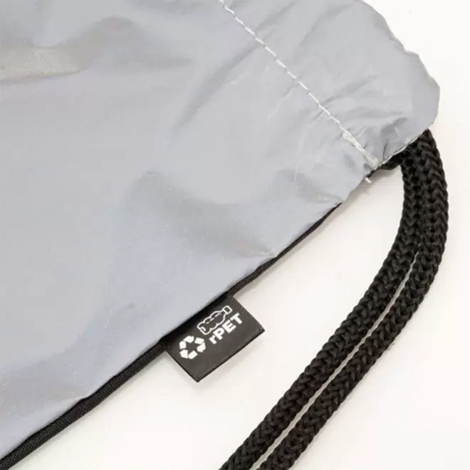 SAC CORDELETTES RPET REFLECHISSANT PERSONNALISE 'FRACI'