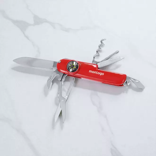 COUTEAU DE POCHE PERSONNALISE AVEC BOUSSOLE 'CUTTY'