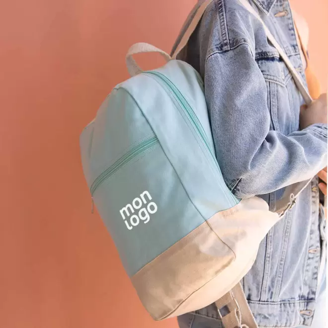 SAC A DOS EN COTON PERSONNALISE 'KESHA'