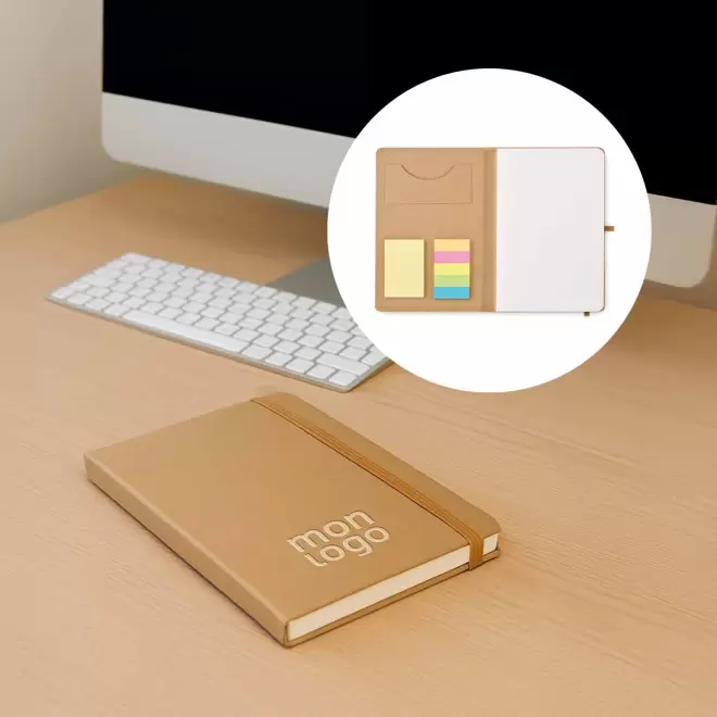 CARNET A5 MULTIFONCTIONS CARTON PERSONNALISABLE 'IDEOS'