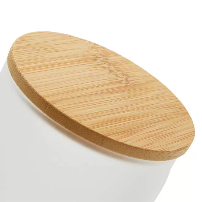 MUG VERRE COUVERCLE BAMBOU 330ML PERSONNALISABLE 'LEYHA'