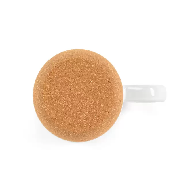 MUG CERAMIQUE ET LIÈGE PERSONNALISE 'STARTER COUVERCLE'