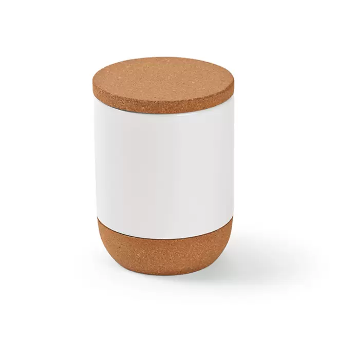 MUG CERAMIQUE ET LIÈGE PERSONNALISE 'STARTER COUVERCLE'