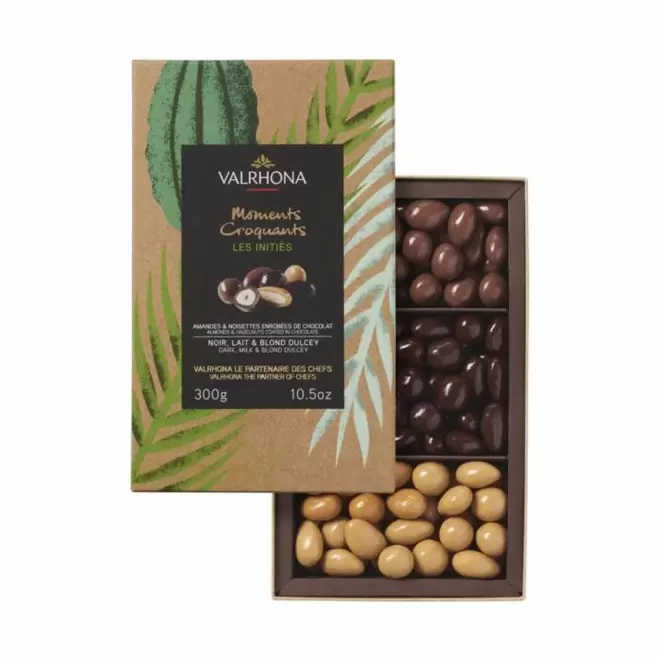 COFFRET CHOCOLATS VALRHONA PERSONNALISABLE 'EQUINOXE' - chocolat