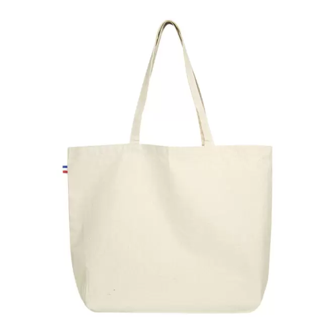 SAC SHOPPING PESONNALISÉ MADE IN FRANCE 'CELINE'  - naturel