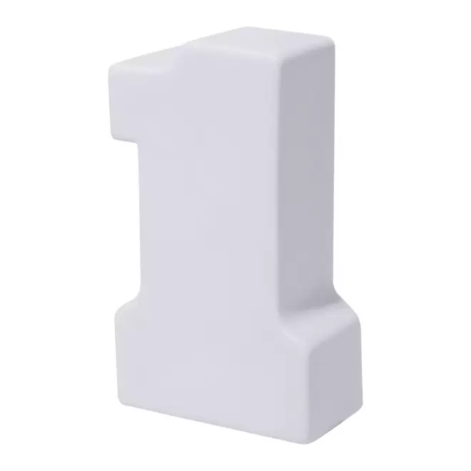 ANTISTRESS NUMERO PERSONNALISE 'NOUMERO' - blanc