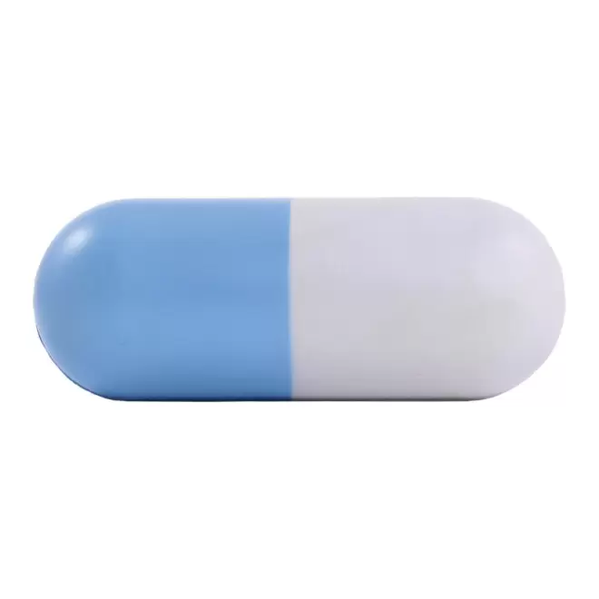 ANTISTRESS METIER PERSONNALISE 'STRESSKOOL PILULE' - bleu