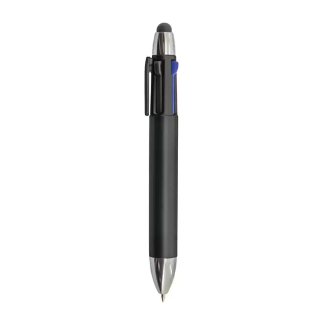STYLO 4 COULEURS PERSONNALISABLE 'ZENAIR' - noir