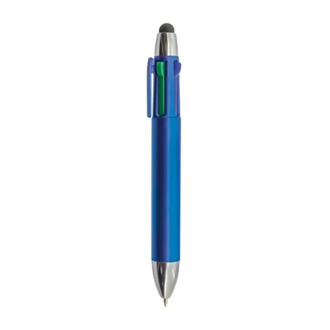 STYLO 4 COULEURS PERSONNALISABLE 'ZENAIR' - bleu