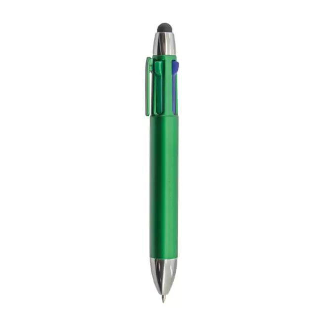 STYLO 4 COULEURS PERSONNALISABLE 'ZENAIR' - vert